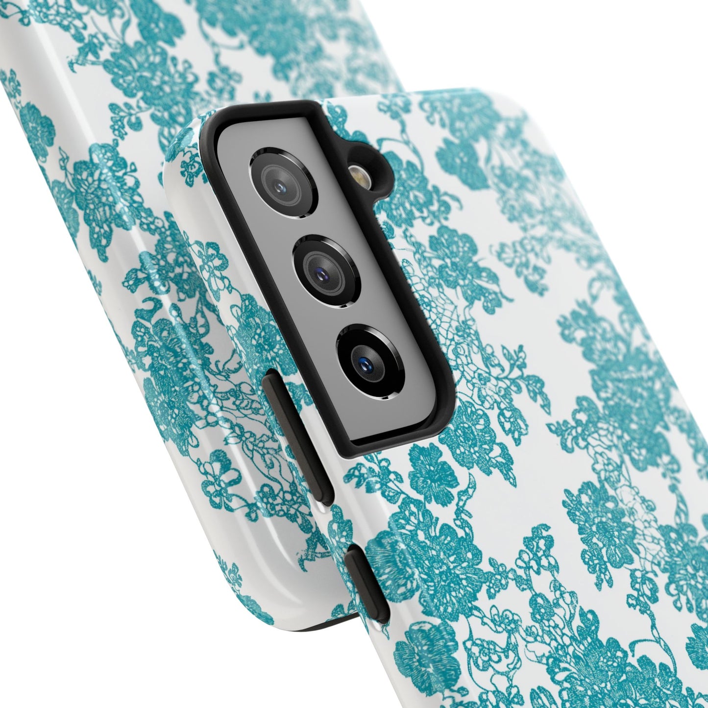 Boho Bliss | Teal on White Lace