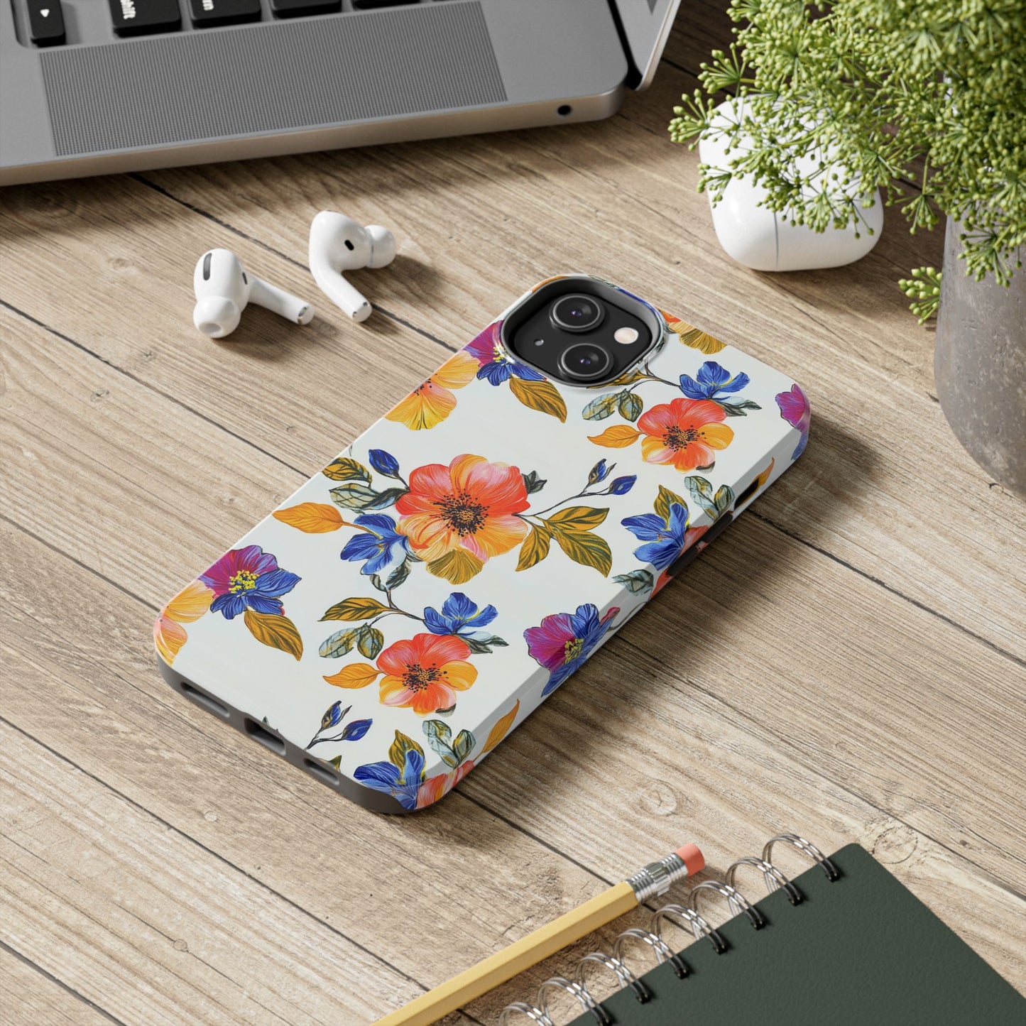 In Bloom | Colorful Florals Tough Phone Cases