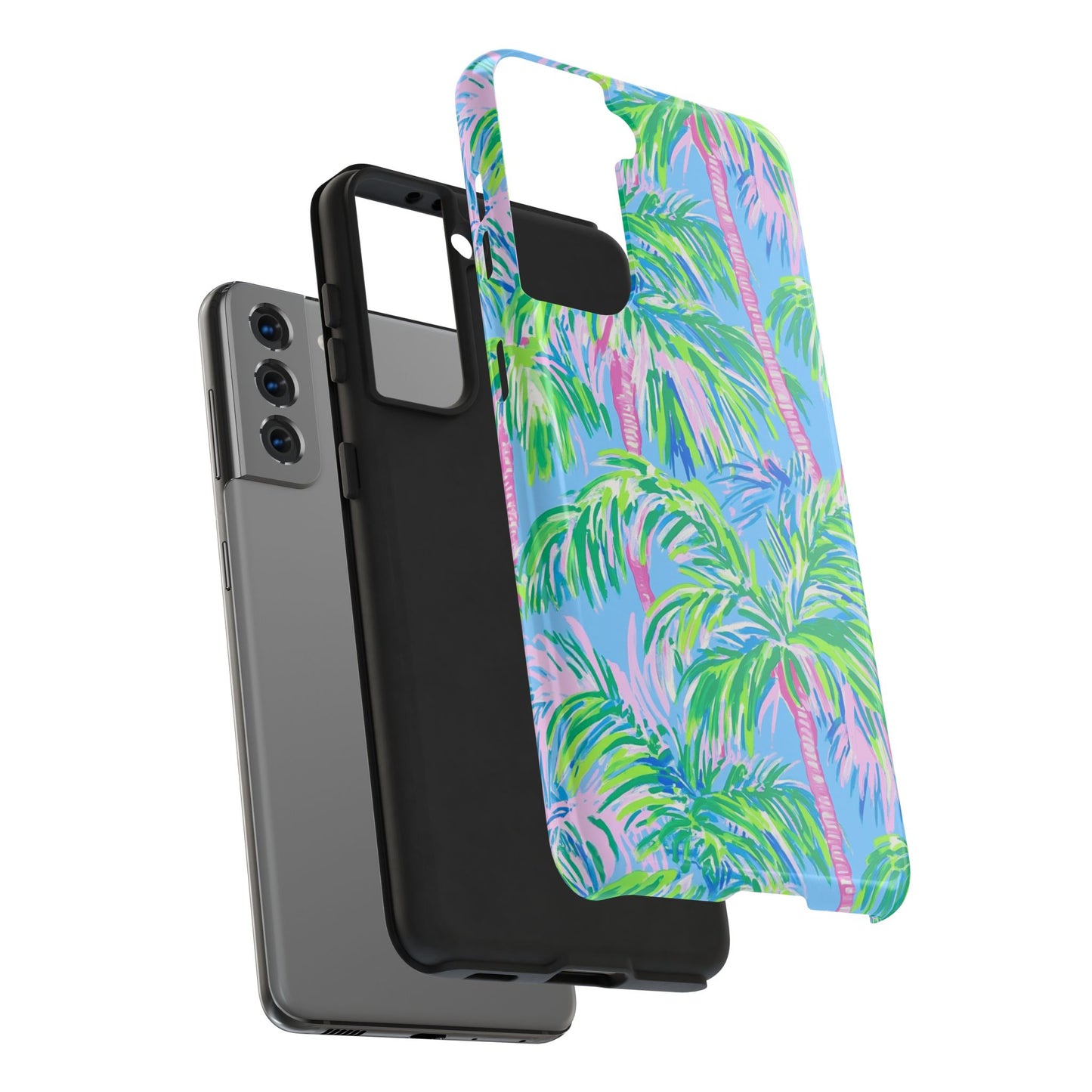 Nature Lover | Colorful Painted Palm Trees Phone Case