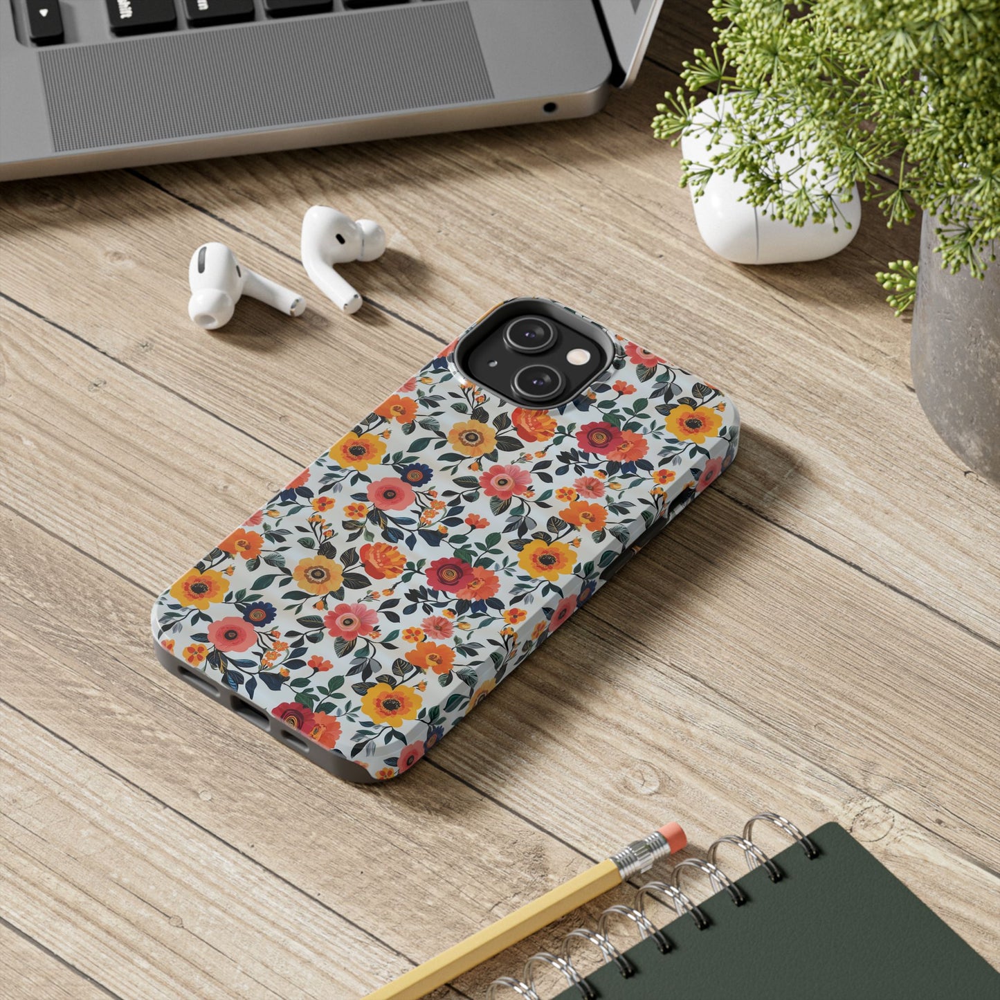 In Bloom | Small Colorful Flowers Tough Phone Cases