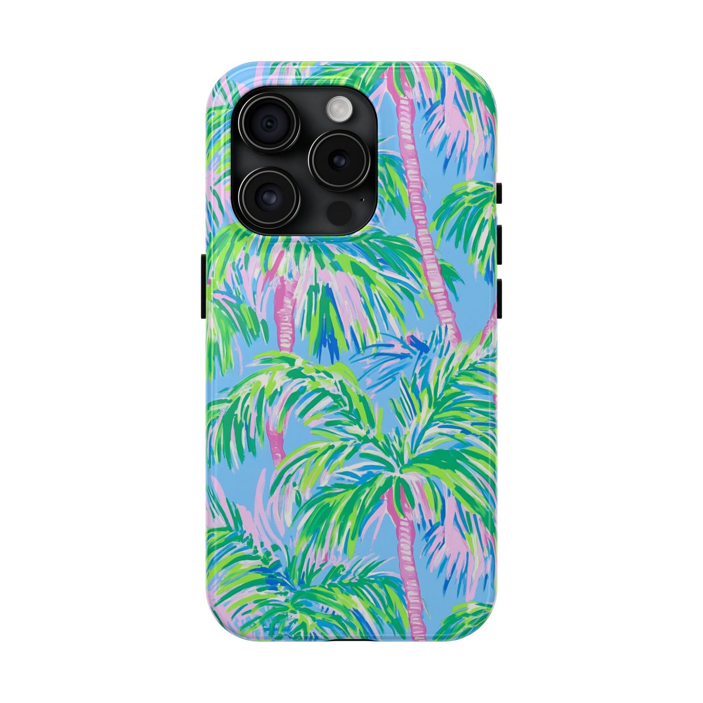 Nature Lover | Colorful Painted Palm Trees Phone Case