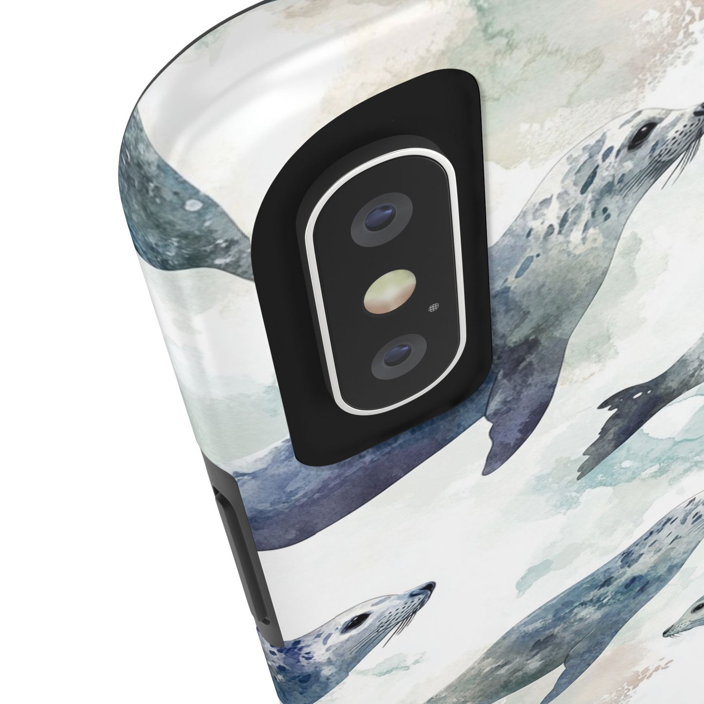 Animal Instinct | Watercolor Leopard Seals