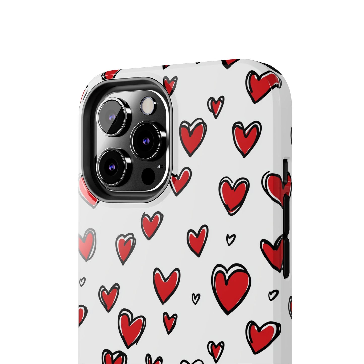 Love is in the Air | Red Hearts Tough Phone Case