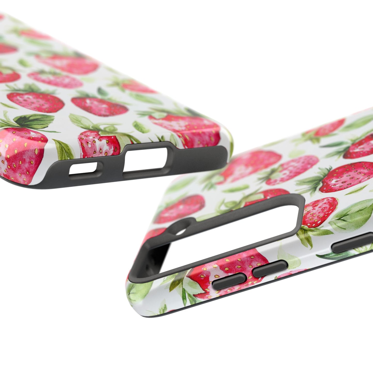 Nature Lover | Strawberry Watercolor Tough Phone Case