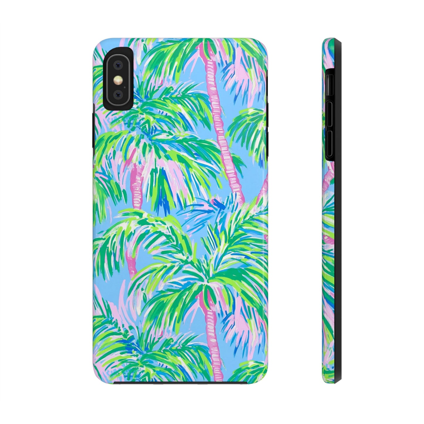 Nature Lover | Colorful Painted Palm Trees Phone Case
