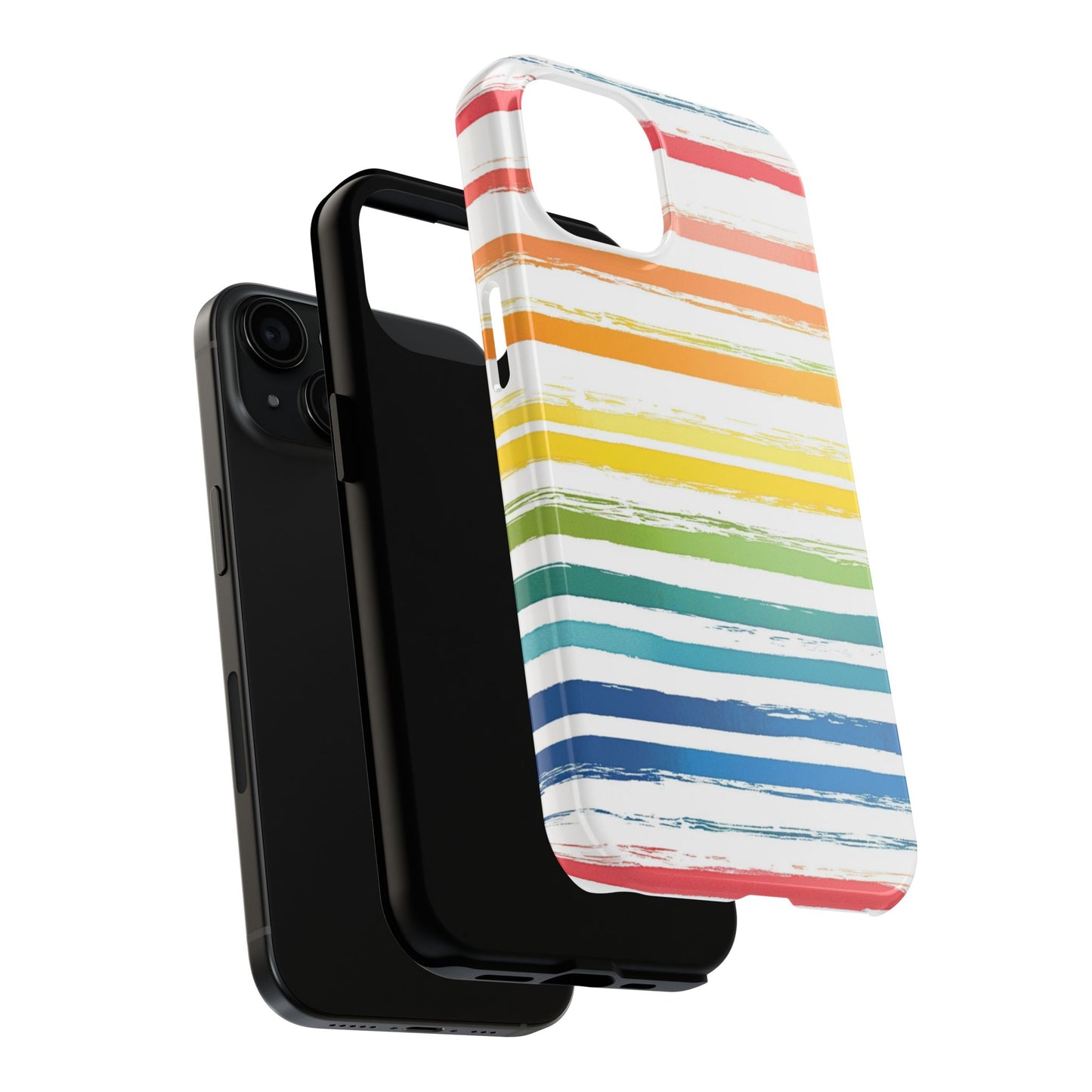 Vibrant Lines | Rainbow Stripes Phone Case