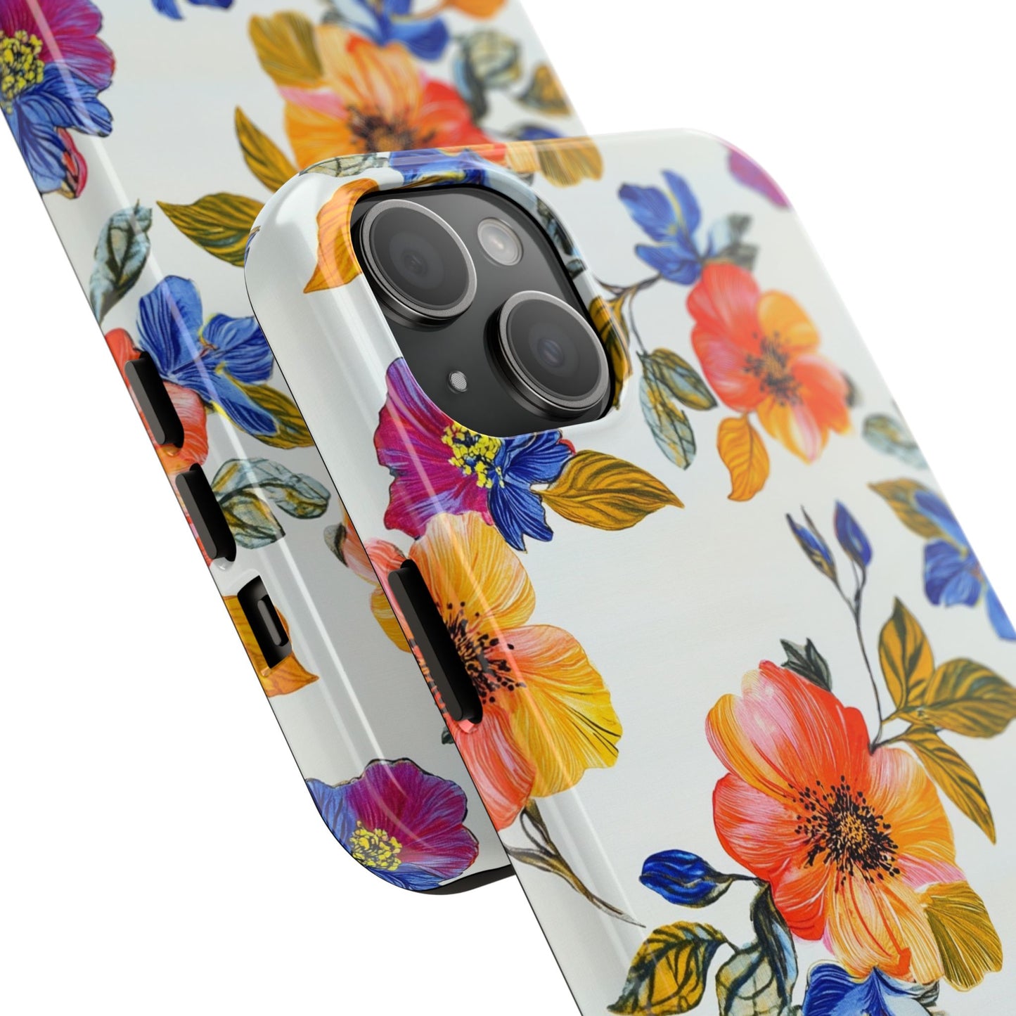 In Bloom | Colorful Florals Tough Phone Cases