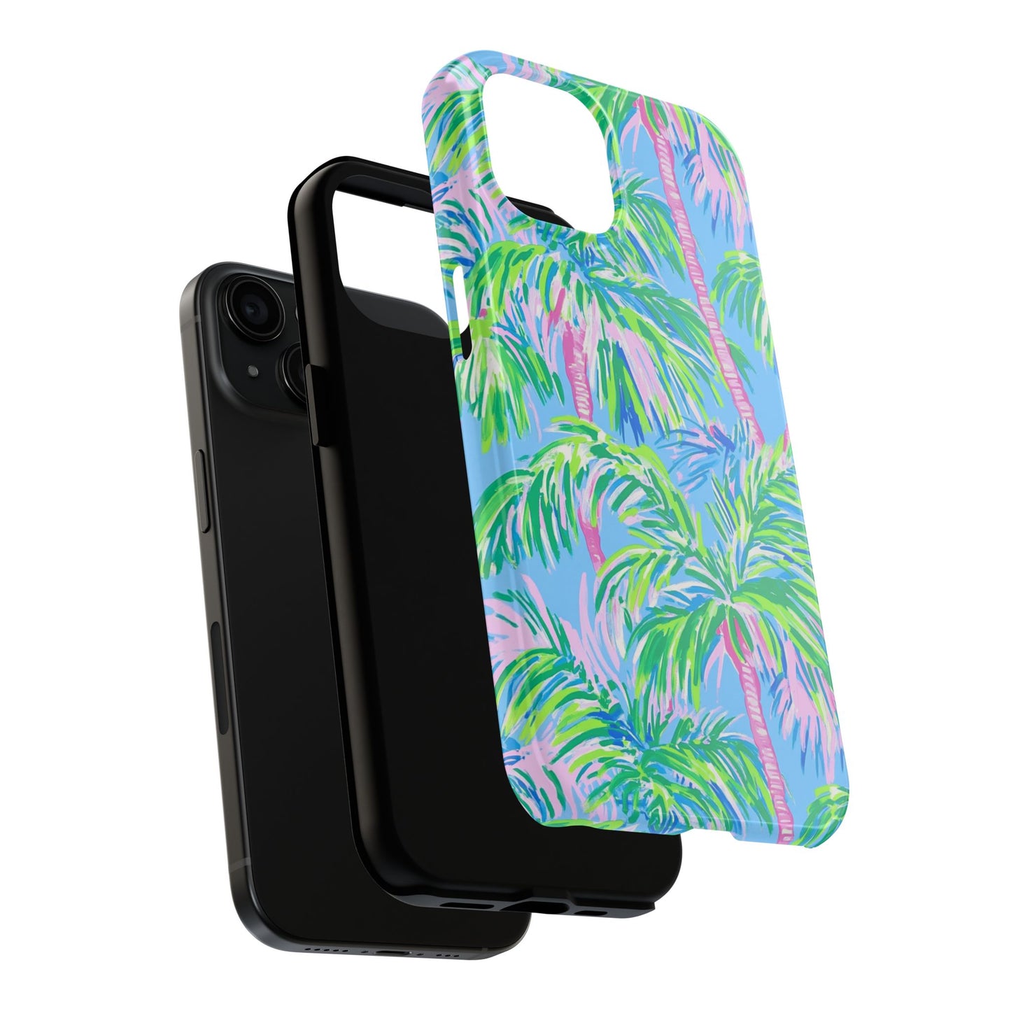 Nature Lover | Colorful Painted Palm Trees Phone Case