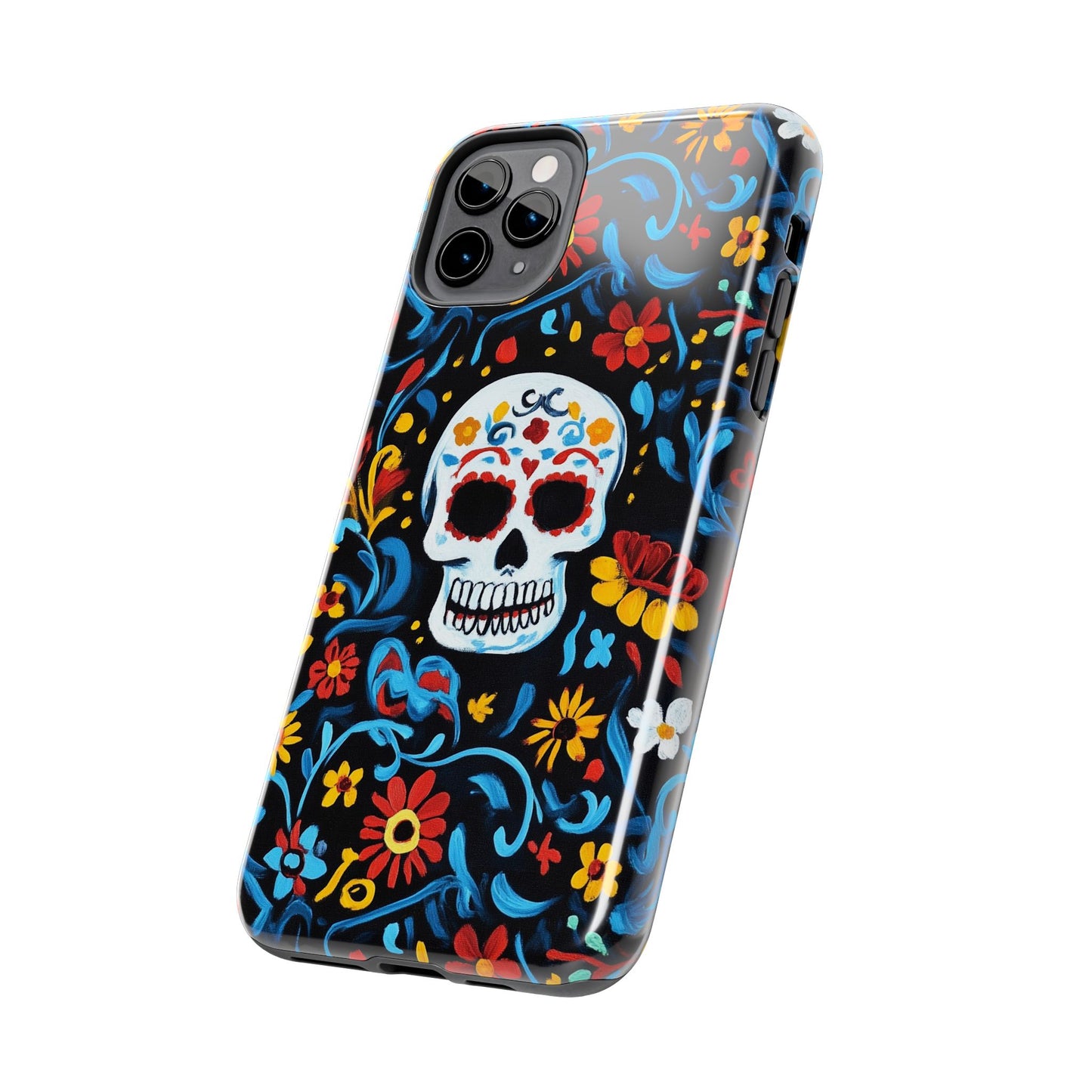 Mexicana de Corazon | Day of the Dead Tough Phone Case, Sugar Skull