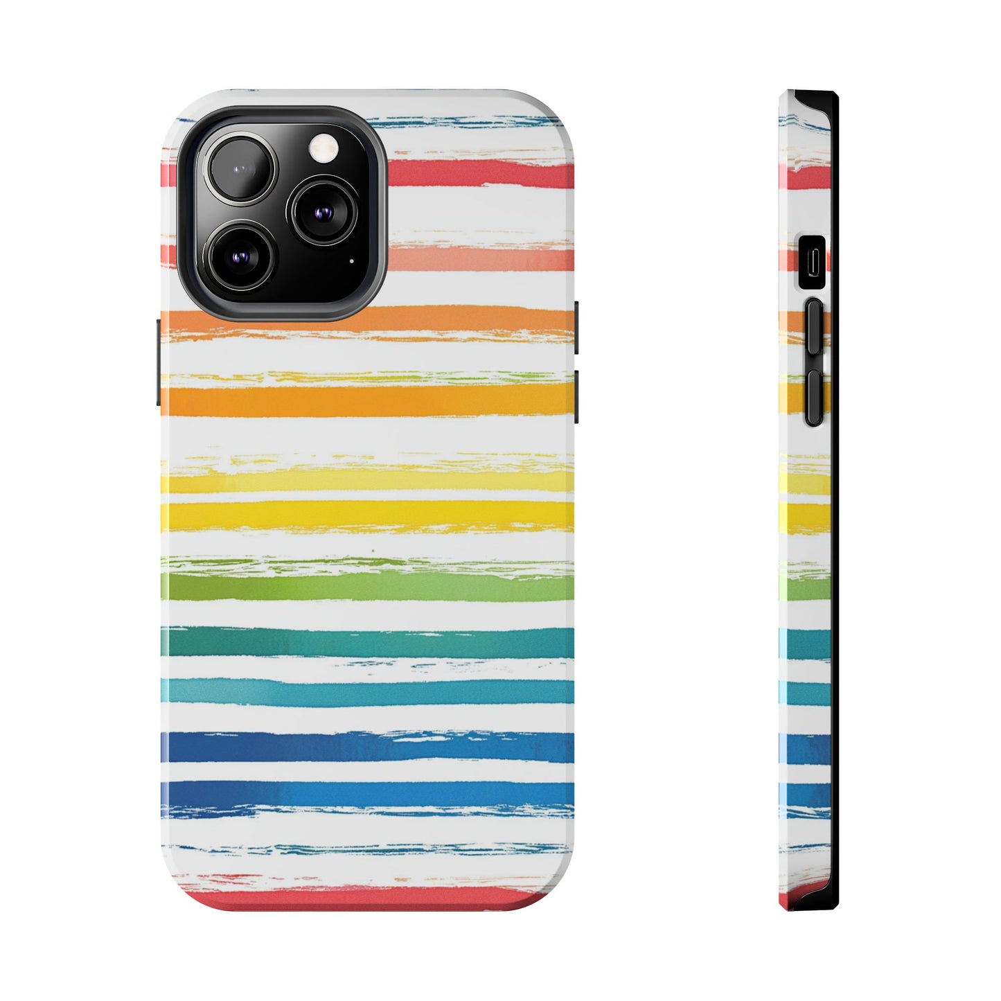 Vibrant Lines | Rainbow Stripes Phone Case