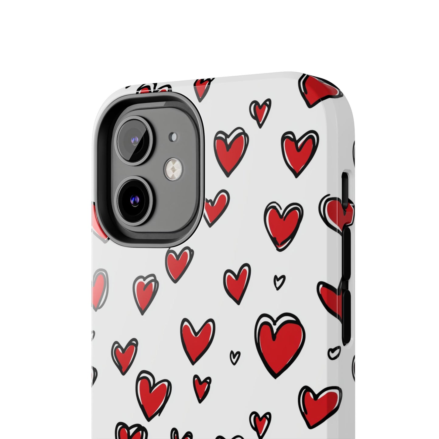 Love is in the Air | Red Hearts Tough Phone Case