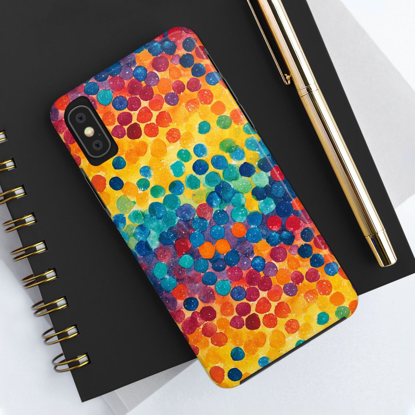 Trendy Spots | Rainbow Polka Dots Phone Case