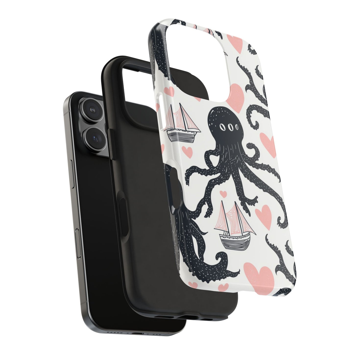 Quirky Chic | Kraken Boat Love Tough Phone Case