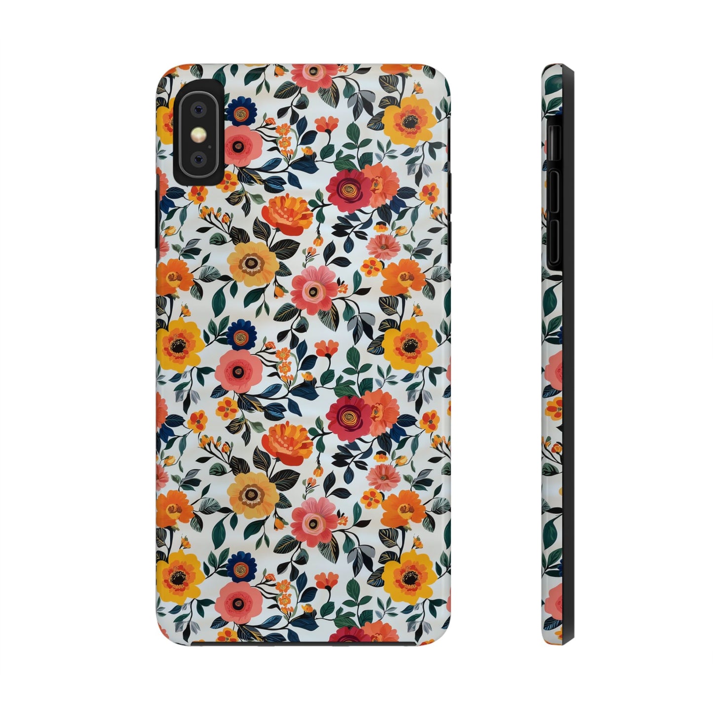 In Bloom | Small Colorful Flowers Tough Phone Cases