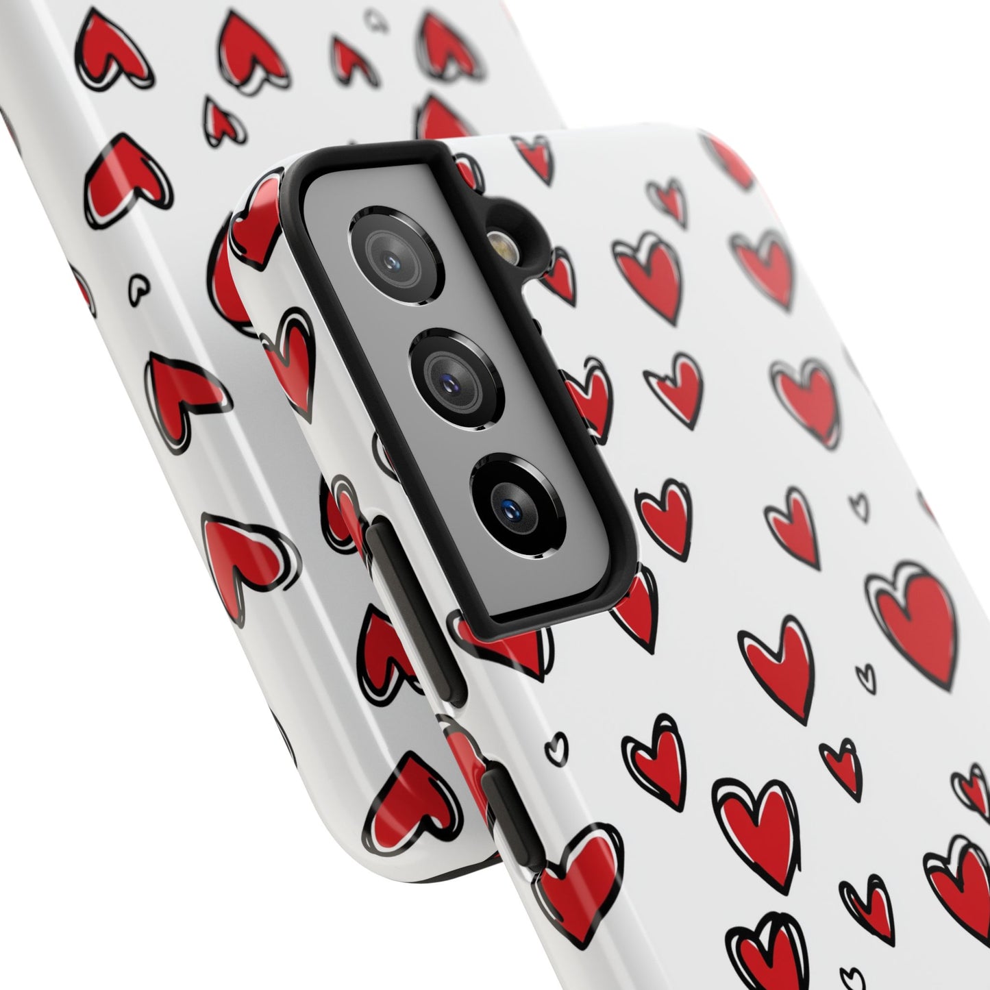 Love is in the Air | Red Hearts Tough Phone Case