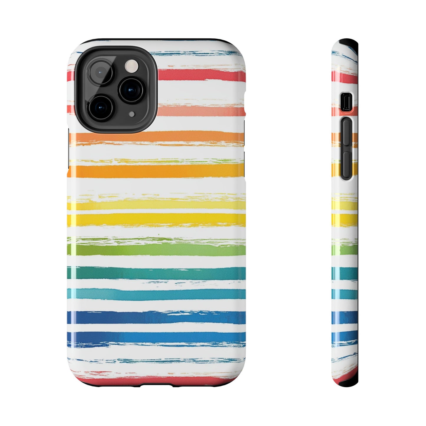 Vibrant Lines | Rainbow Stripes Phone Case