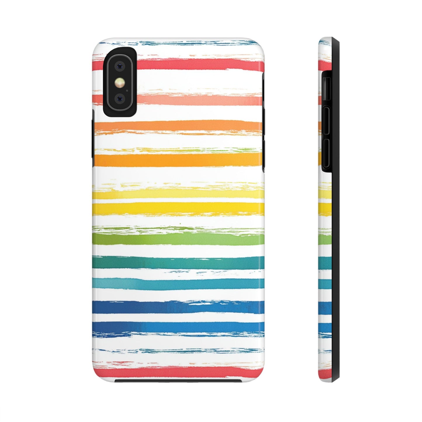 Vibrant Lines | Rainbow Stripes Phone Case