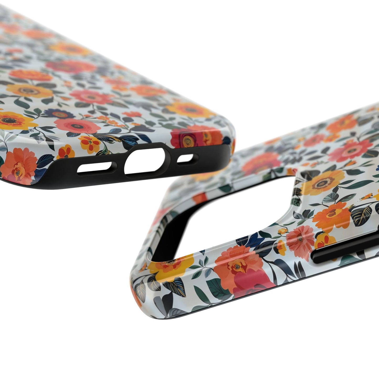 In Bloom | Small Colorful Flowers Tough Phone Cases