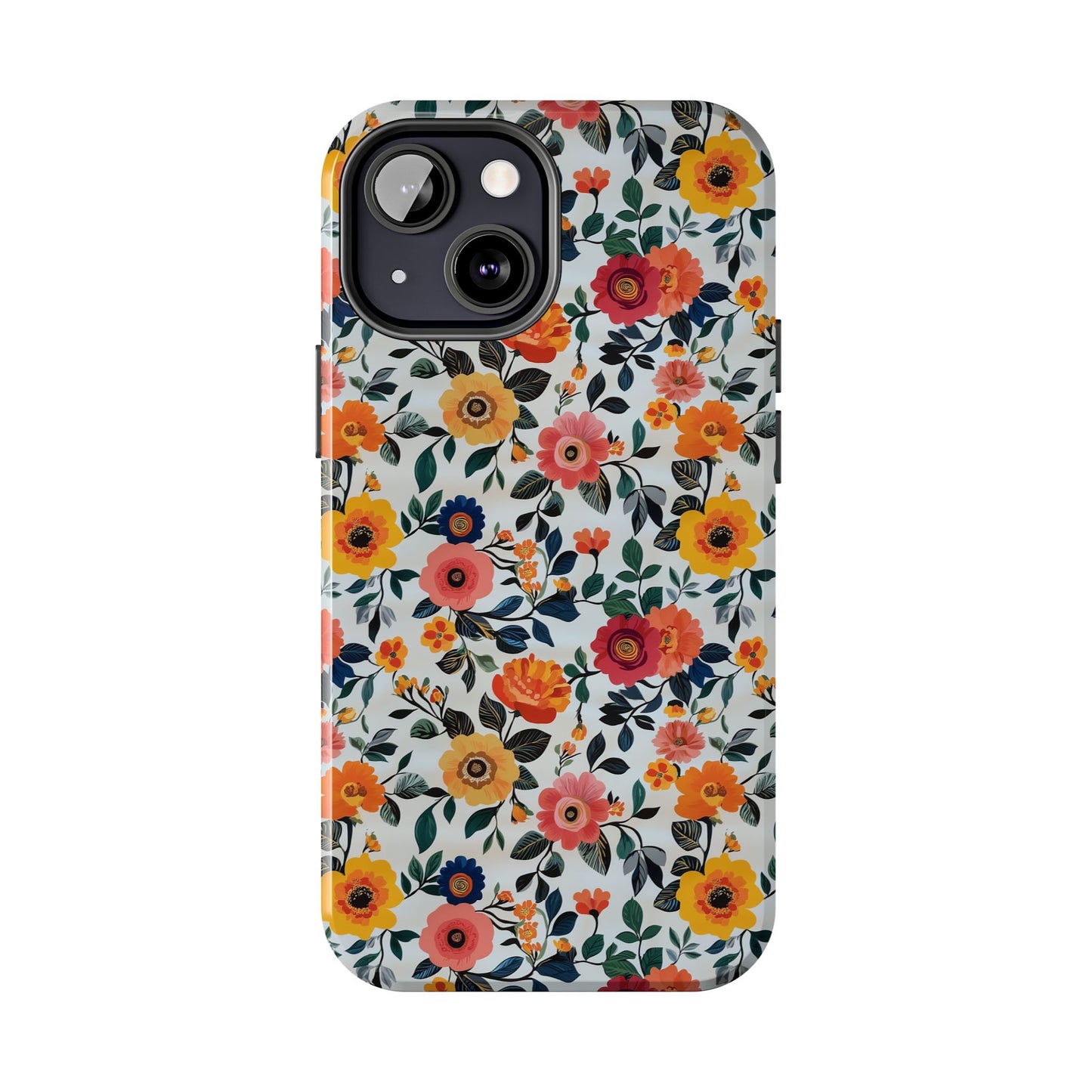 In Bloom | Small Colorful Flowers Tough Phone Cases
