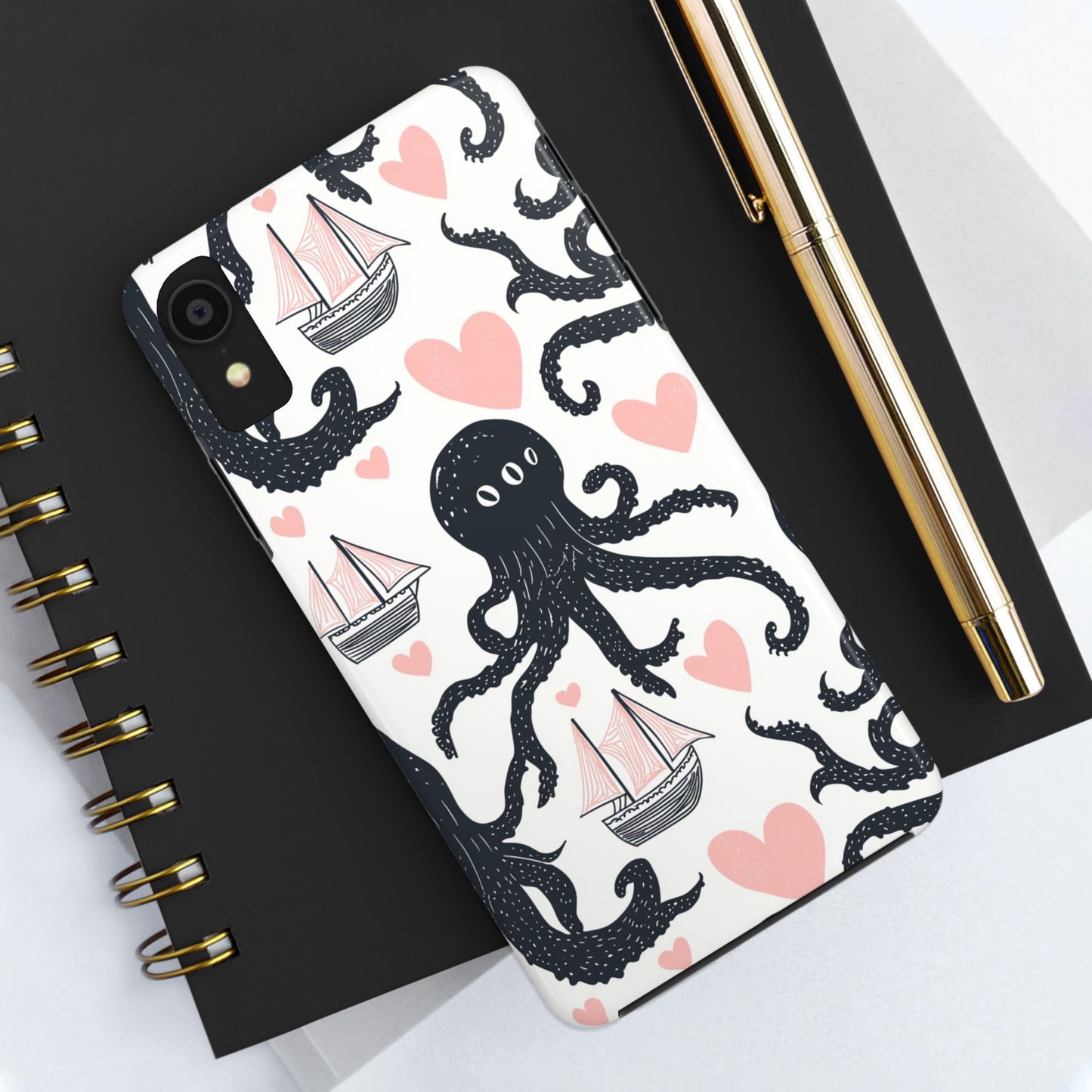 Quirky Chic | Kraken Boat Love Tough Phone Case