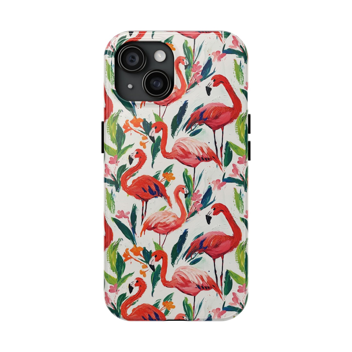 Animal Instinct | Flamingos Tough Phone Case