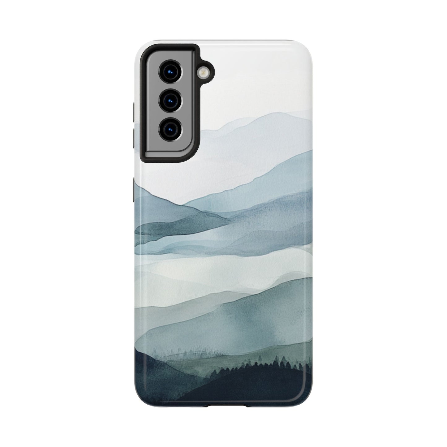 Majestic Mountains | Watercolor Mountain Scene Tough Phone Case
