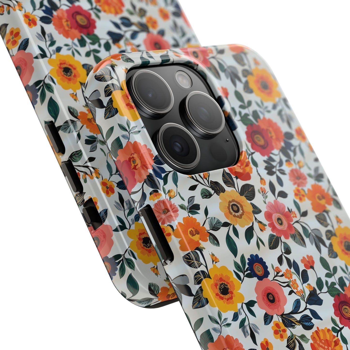 In Bloom | Small Colorful Flowers Tough Phone Cases