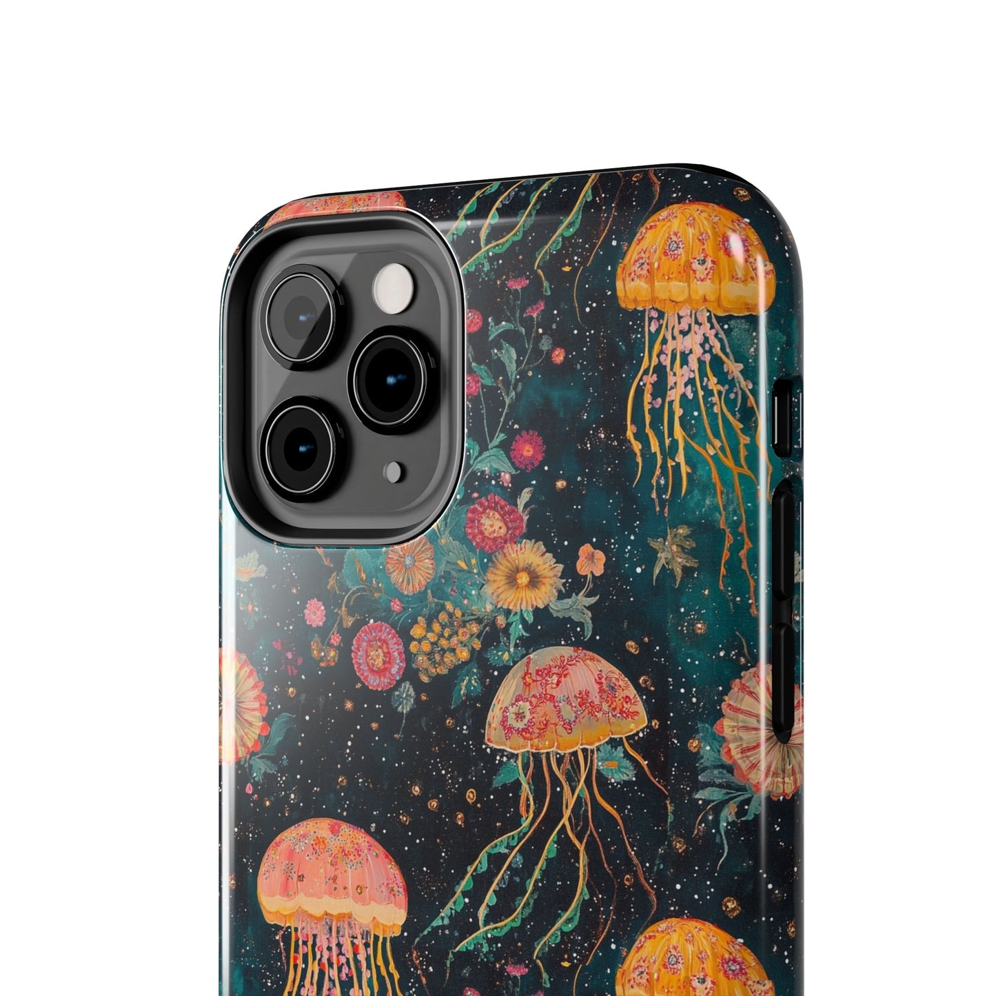 Under the Sea | Jellyfish Phone Cases, Floral Ocean Design, Sea Creature Protective Cover, Unique Tech Accessories, Underwater Theme Gifts, Tough Phone