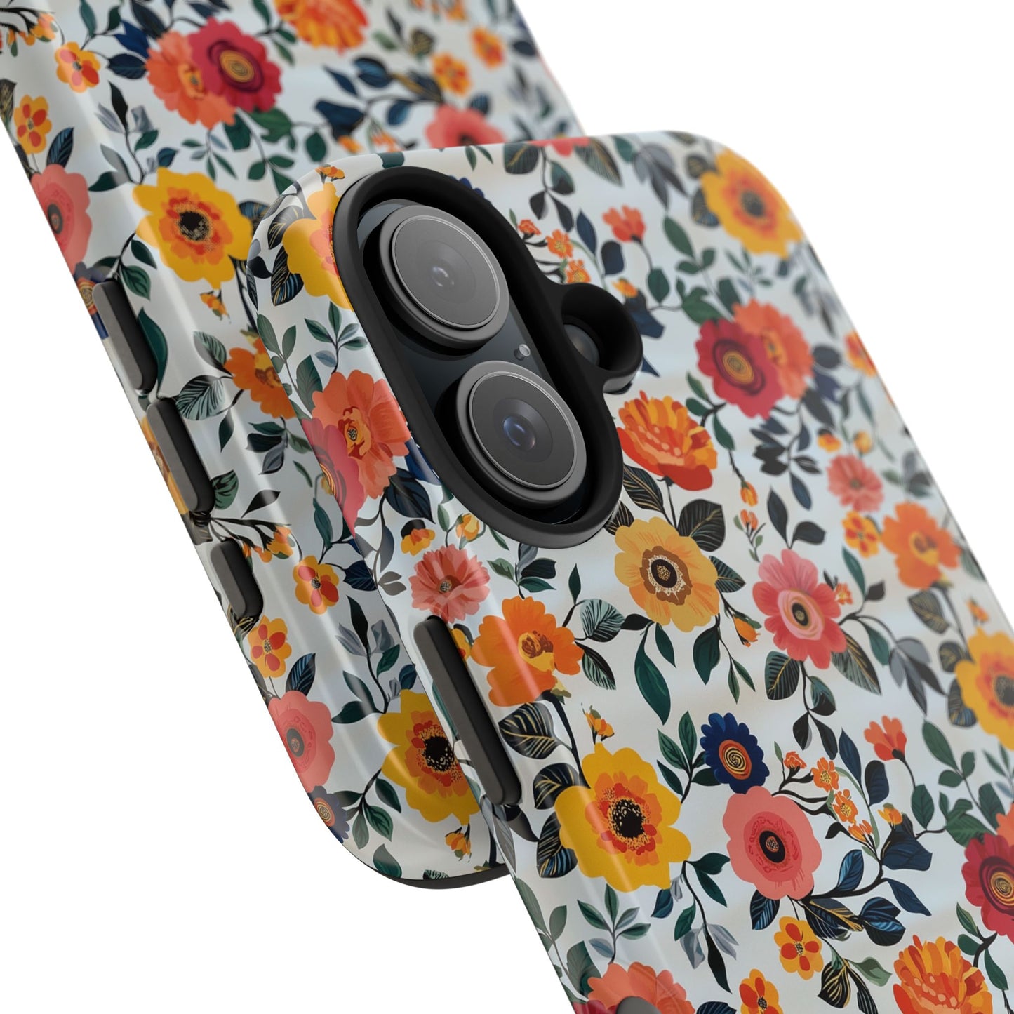 In Bloom | Small Colorful Flowers Tough Phone Cases