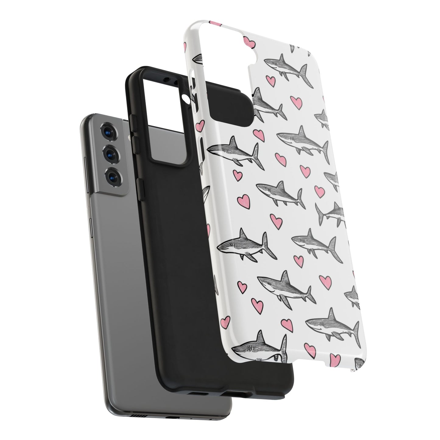 Animal Instinct | Shark Love Tough Phone Case
