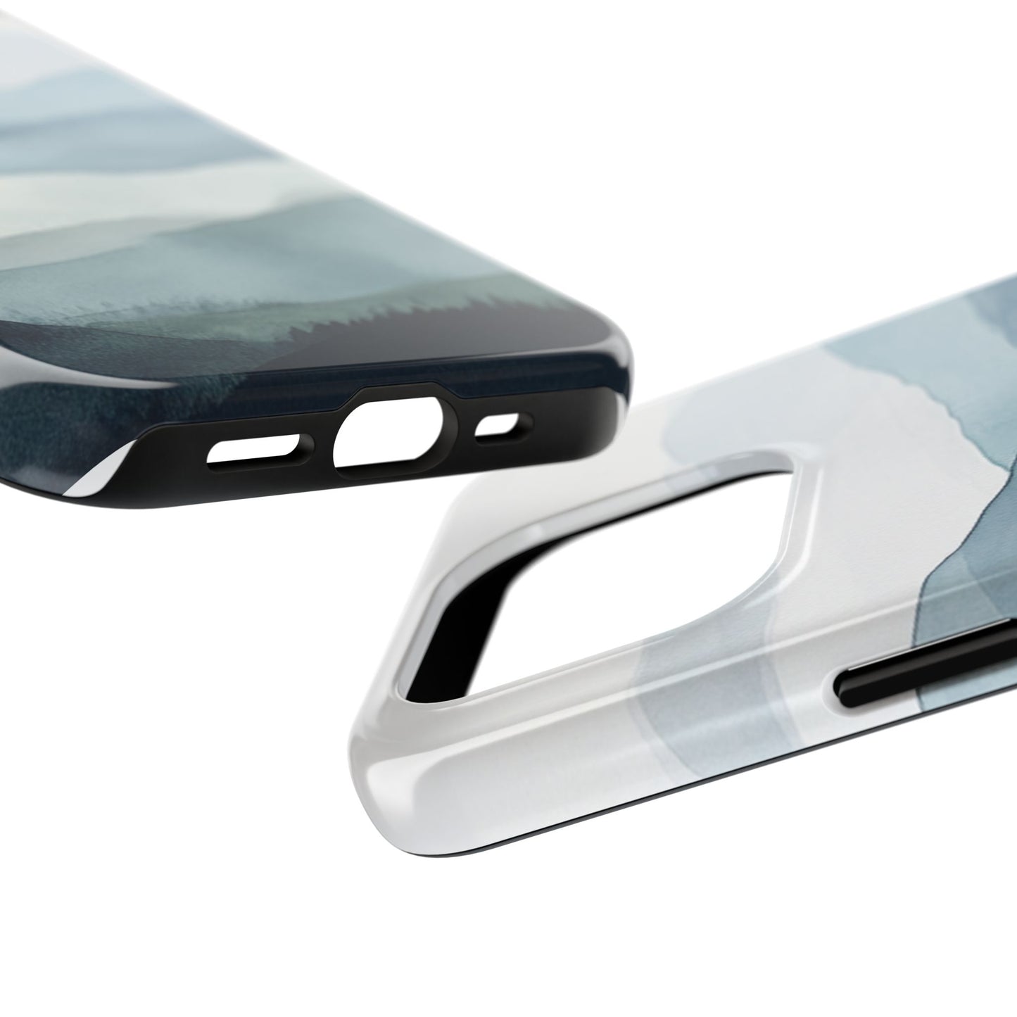 Majestic Mountains | Watercolor Mountain Scene Tough Phone Case