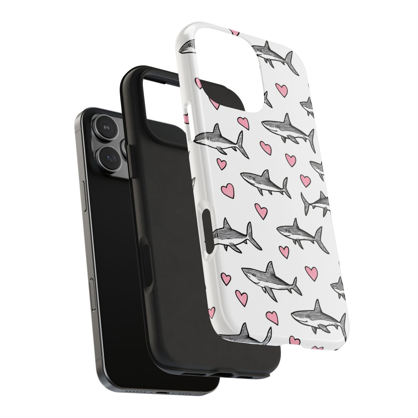 Animal Instinct | Shark Love Tough Phone Case