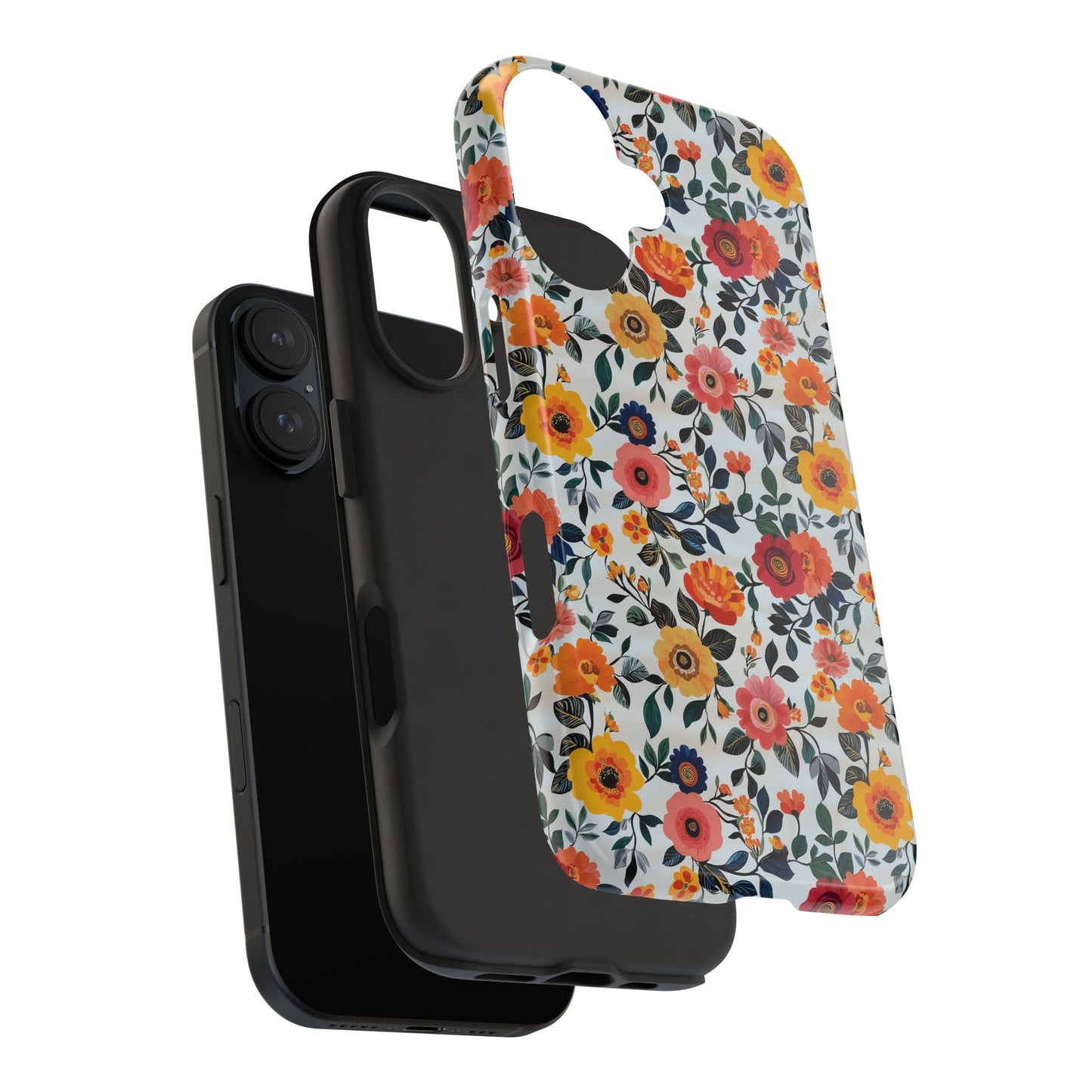 In Bloom | Small Colorful Flowers Tough Phone Cases