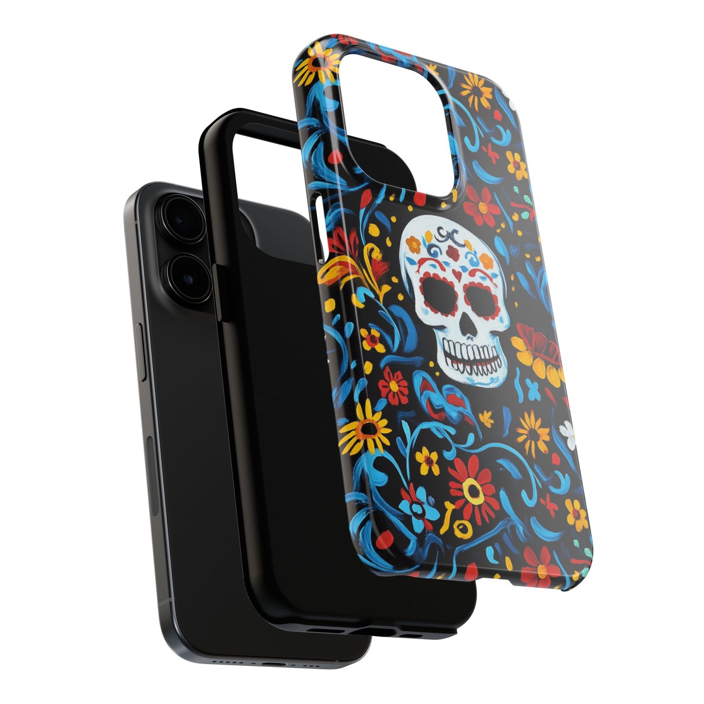 Mexicana de Corazon | Day of the Dead Tough Phone Case, Sugar Skull