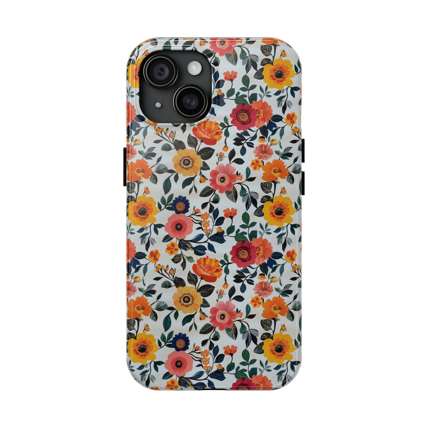 In Bloom | Small Colorful Flowers Tough Phone Cases