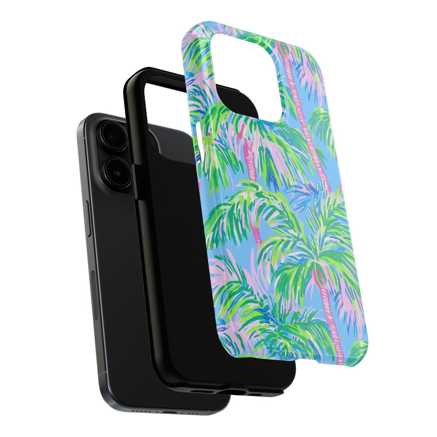 Nature Lover | Colorful Painted Palm Trees Phone Case
