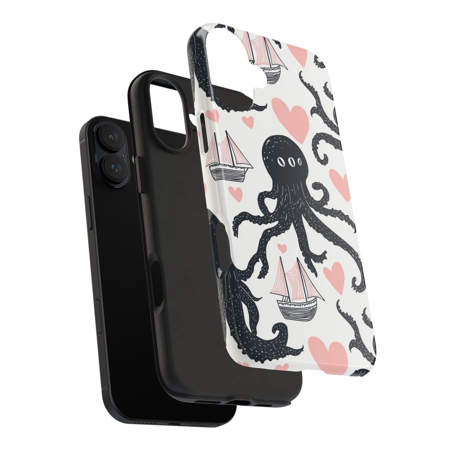 Quirky Chic | Kraken Boat Love Tough Phone Case