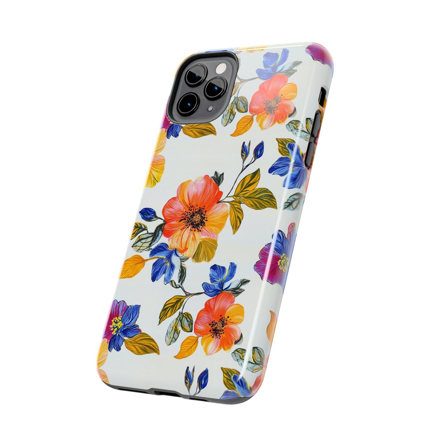 In Bloom | Colorful Florals Tough Phone Cases