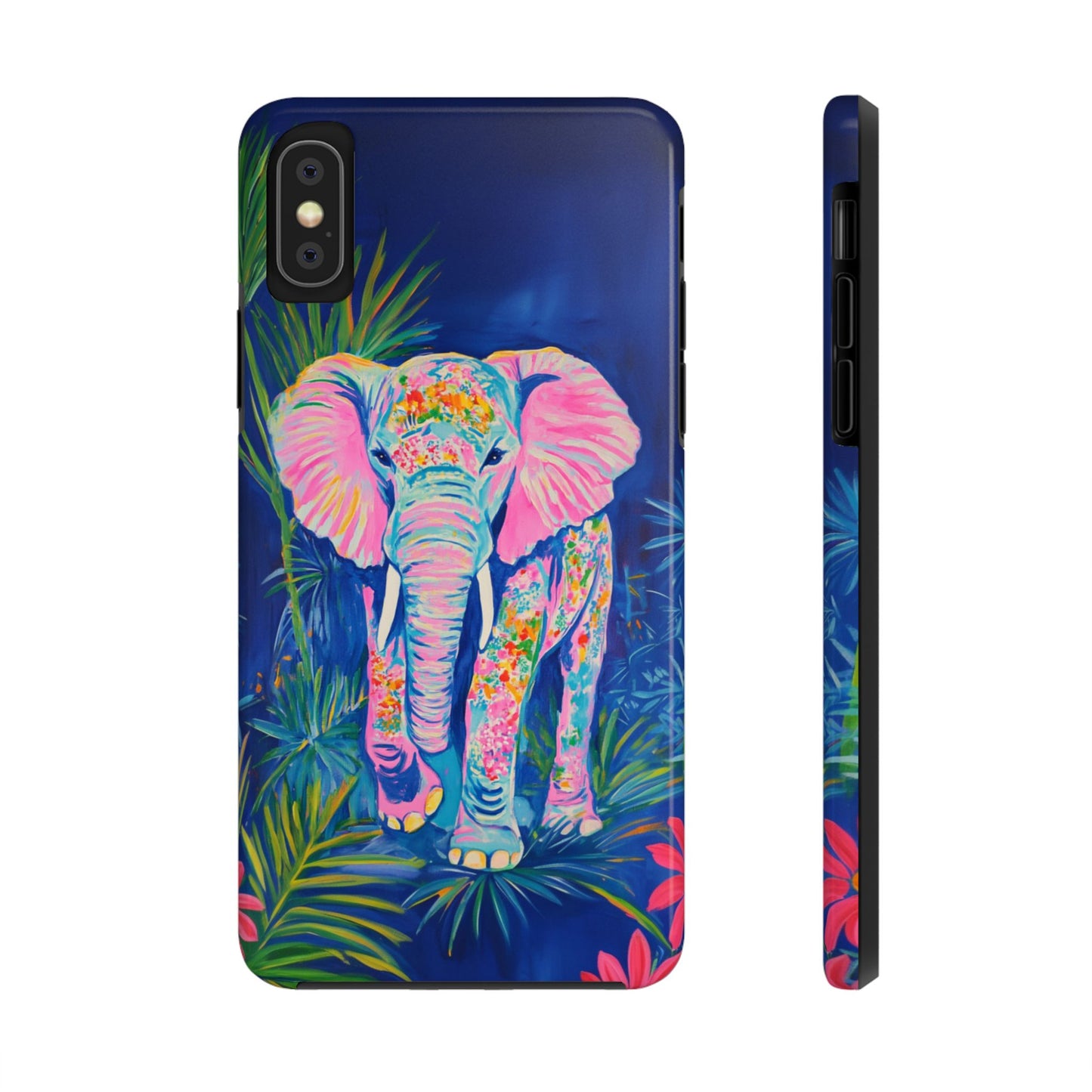 Animal Instinct | Vibrant Elephant Tough Phone Case