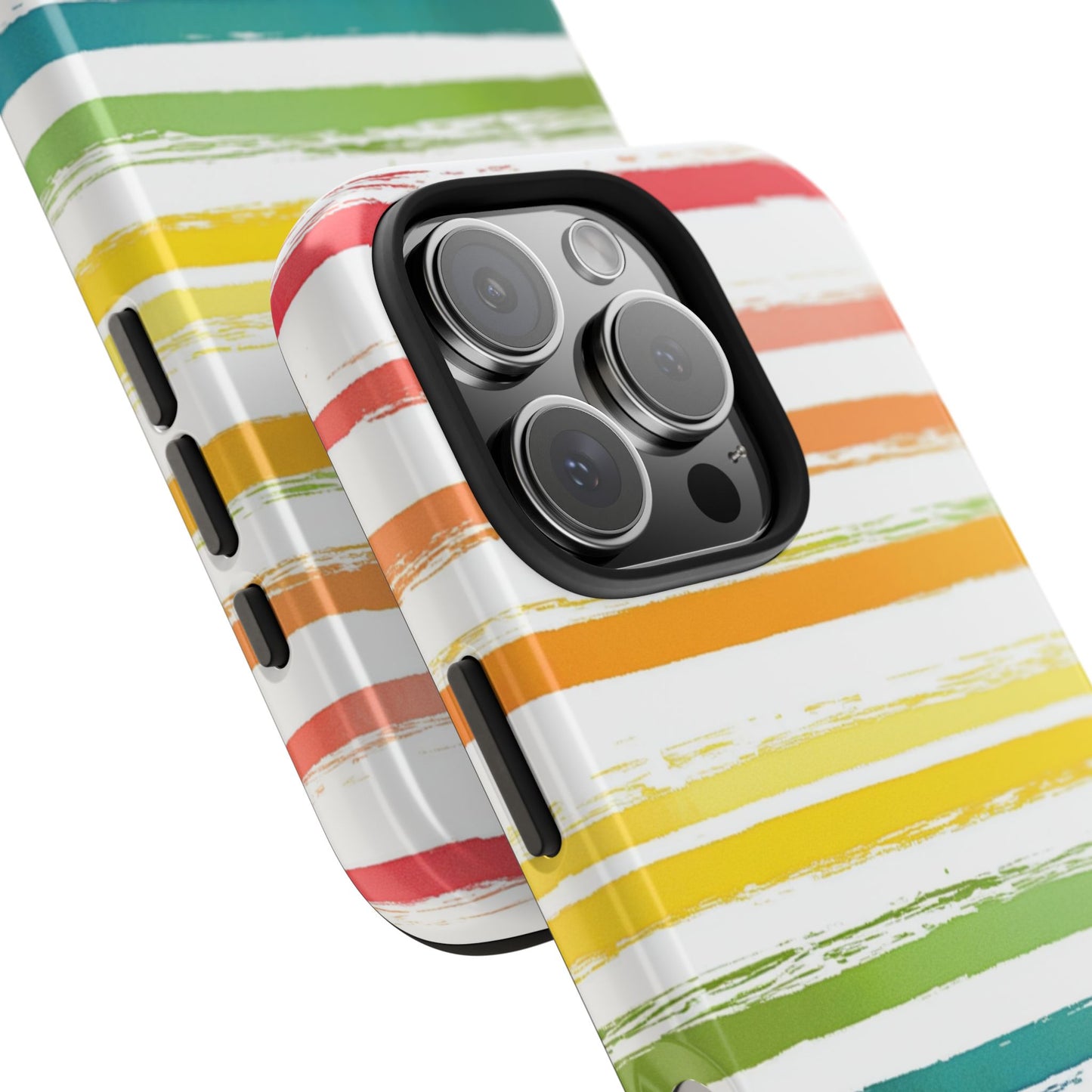 Vibrant Lines | Rainbow Stripes Phone Case