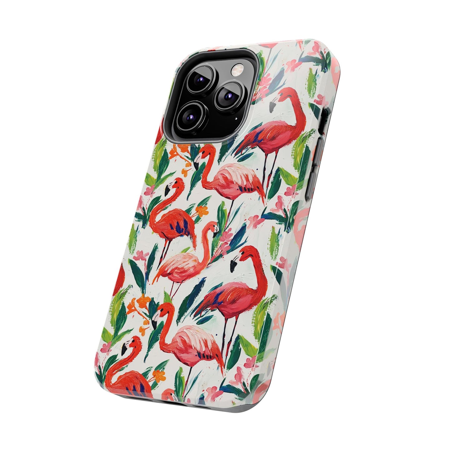 Animal Instinct | Flamingos Tough Phone Case