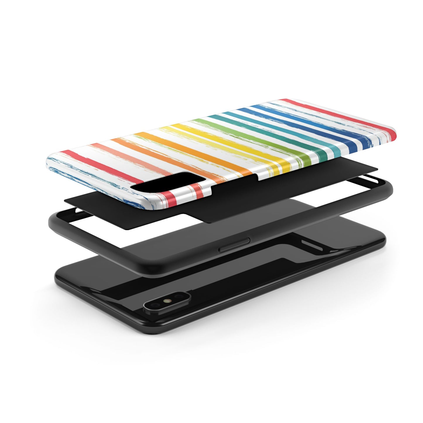 Vibrant Lines | Rainbow Stripes Phone Case