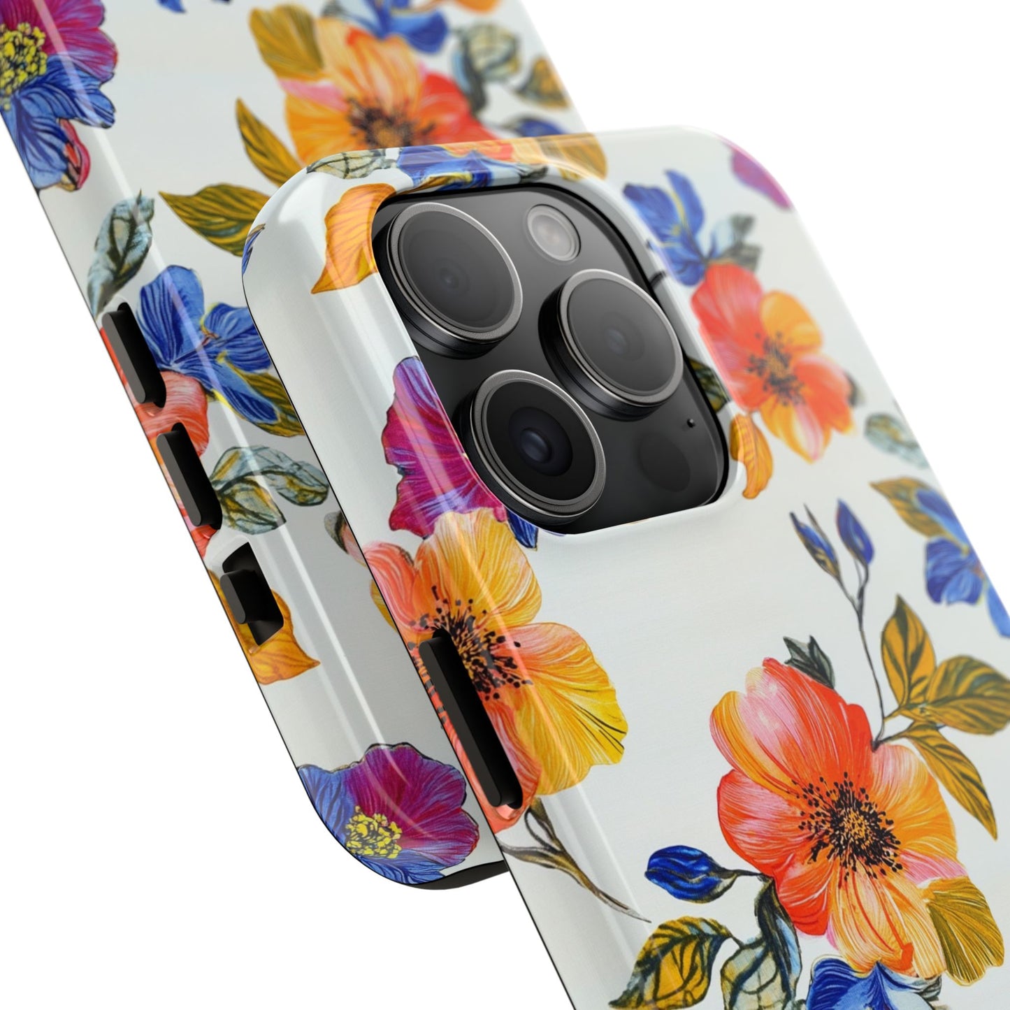 In Bloom | Colorful Florals Tough Phone Cases