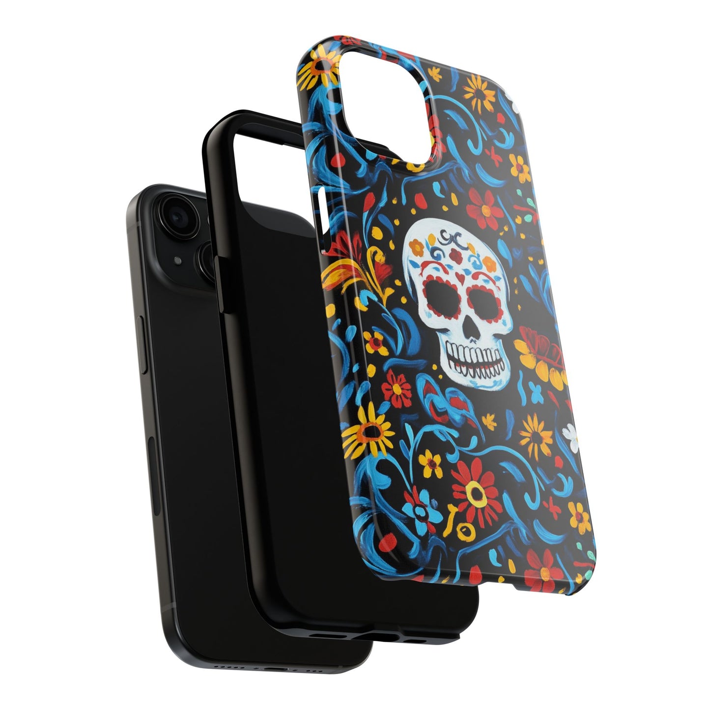 Mexicana de Corazon | Day of the Dead Tough Phone Case, Sugar Skull