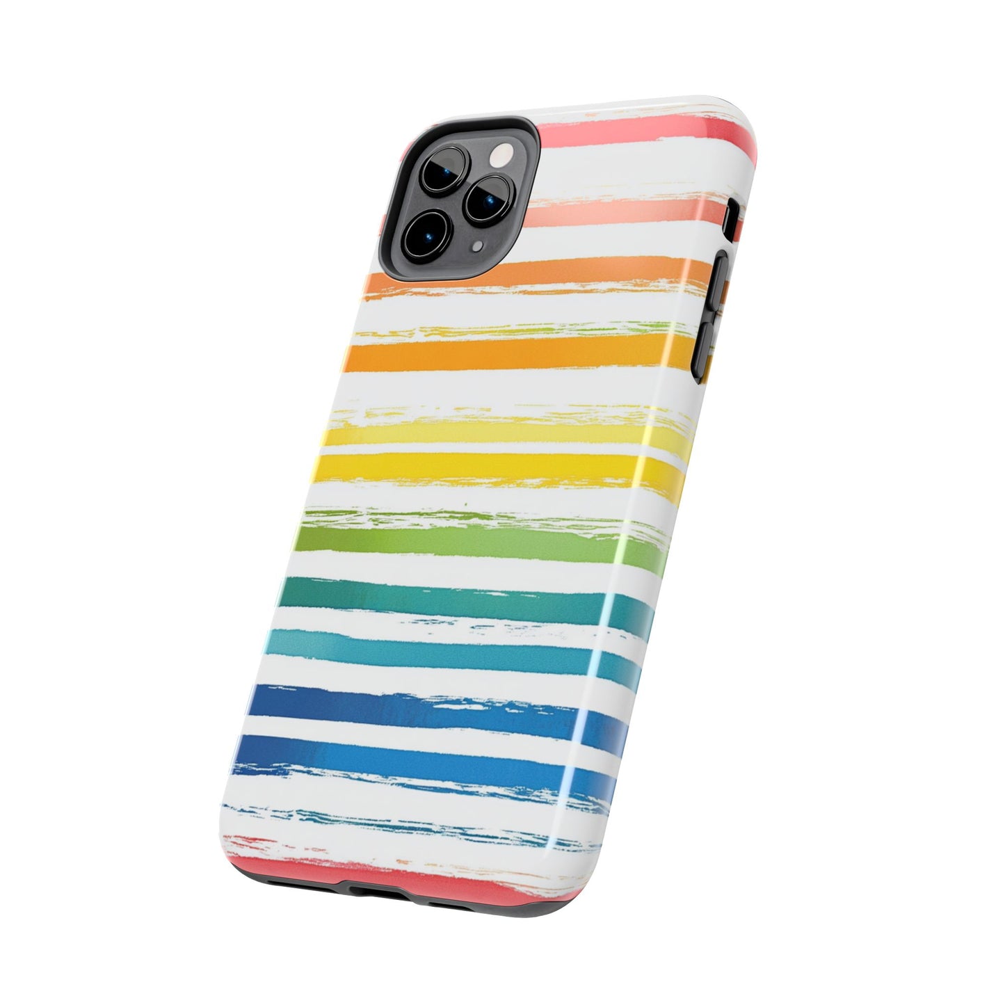 Vibrant Lines | Rainbow Stripes Phone Case