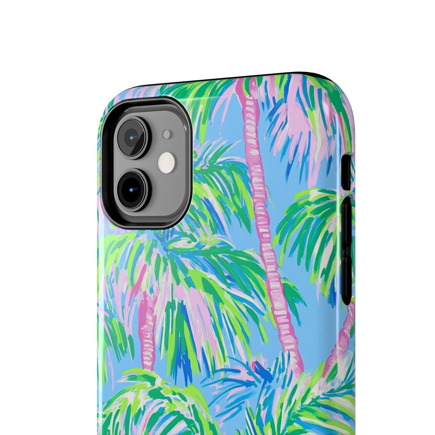 Nature Lover | Colorful Painted Palm Trees Phone Case