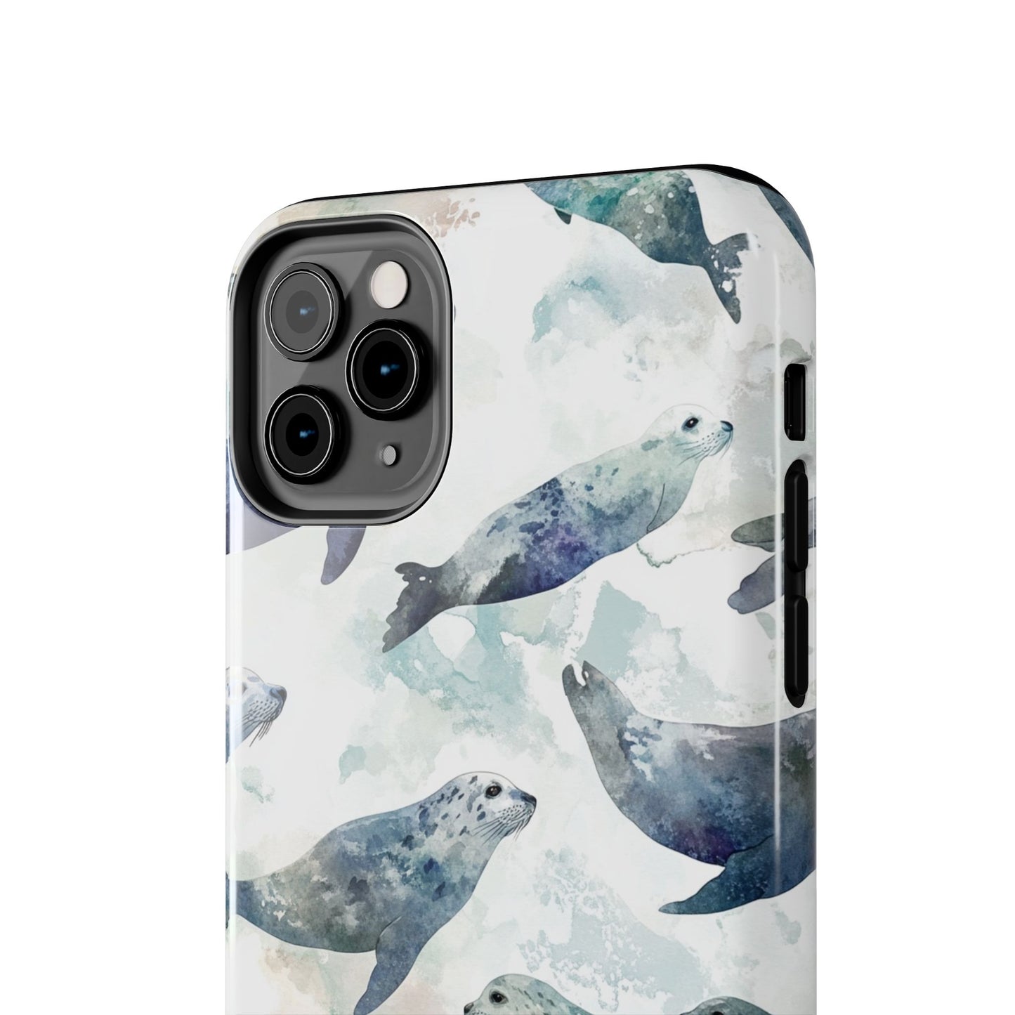 Animal Instinct | Watercolor Leopard Seals