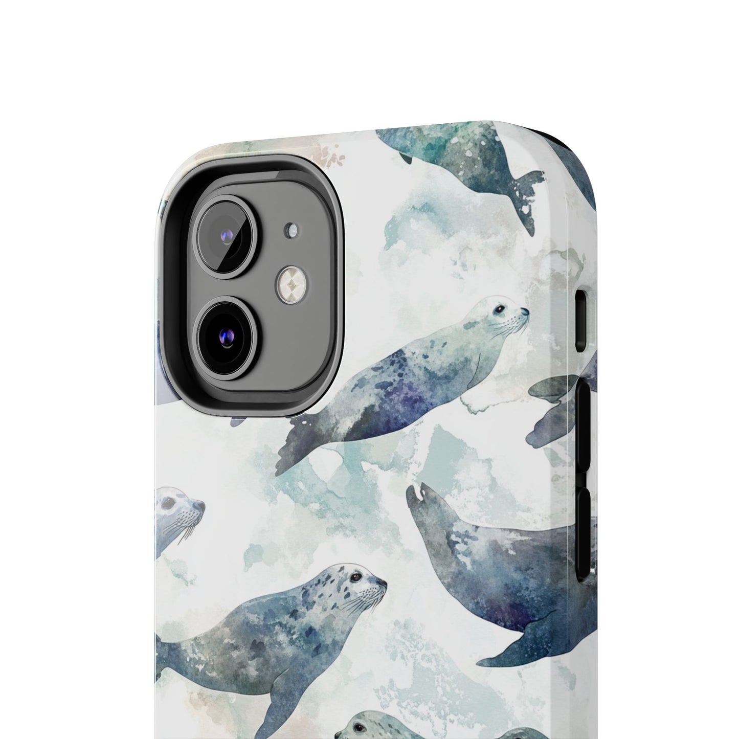 Animal Instinct | Watercolor Leopard Seals