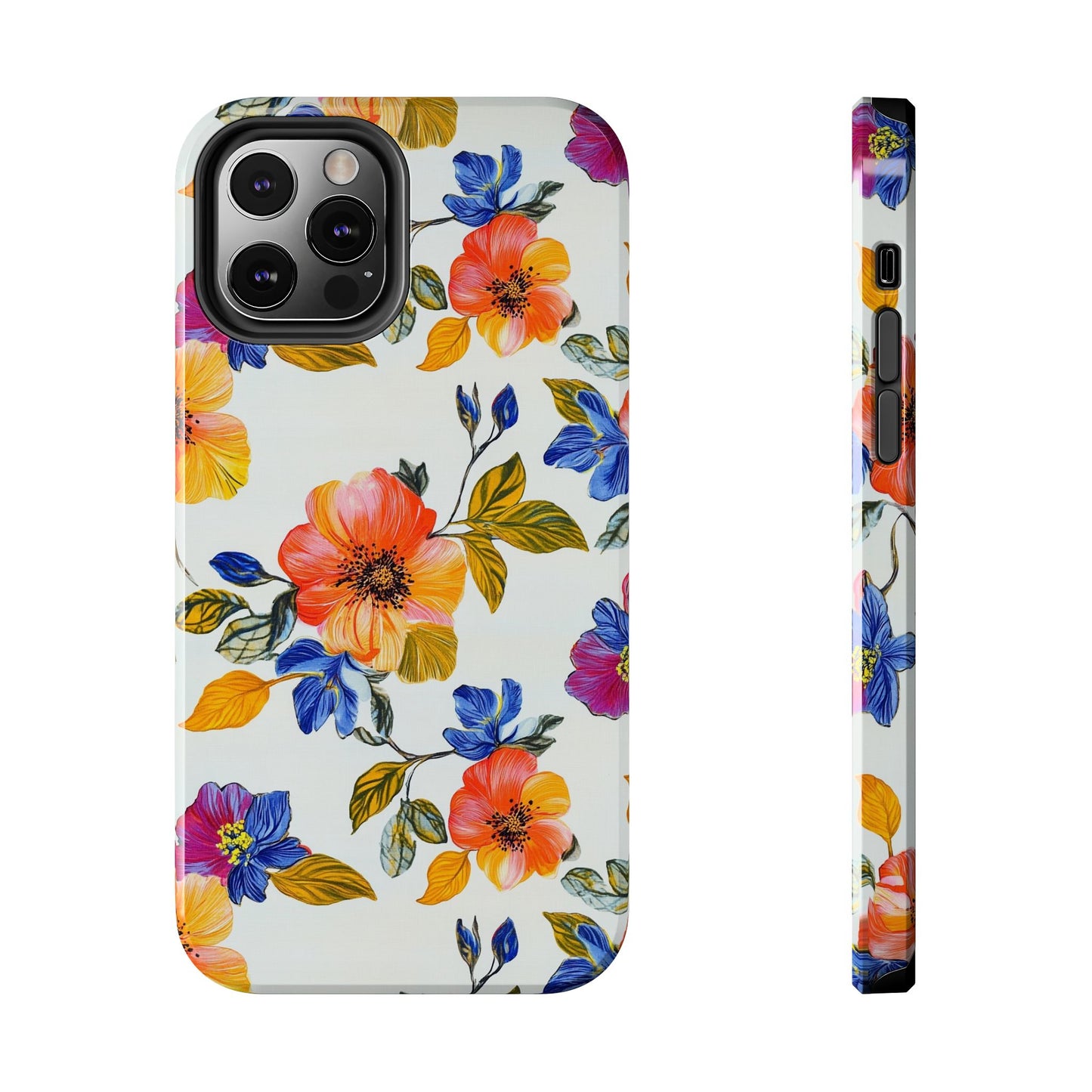 In Bloom | Colorful Florals Tough Phone Cases