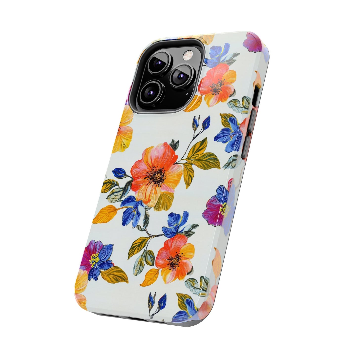 In Bloom | Colorful Florals Tough Phone Cases